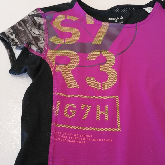REEBOK CrossFit  "S7R3NG7H"  T-shirt   NWOT - Picture 1 of 10